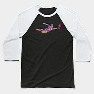 Goalkeeper watercolor art Baseball T-Shirt